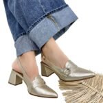 Tacón Belinda Dorado