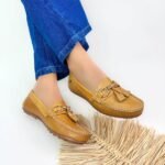 Mocasin Lolita Perla Mostaza