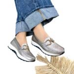 Mocasin Antonella Caño Fusil x Diamante