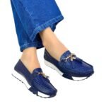 Mocasin Georgina Azul