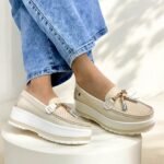 Mocasin Grecia Beige