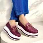 Mocasin Grecia Vinotinto