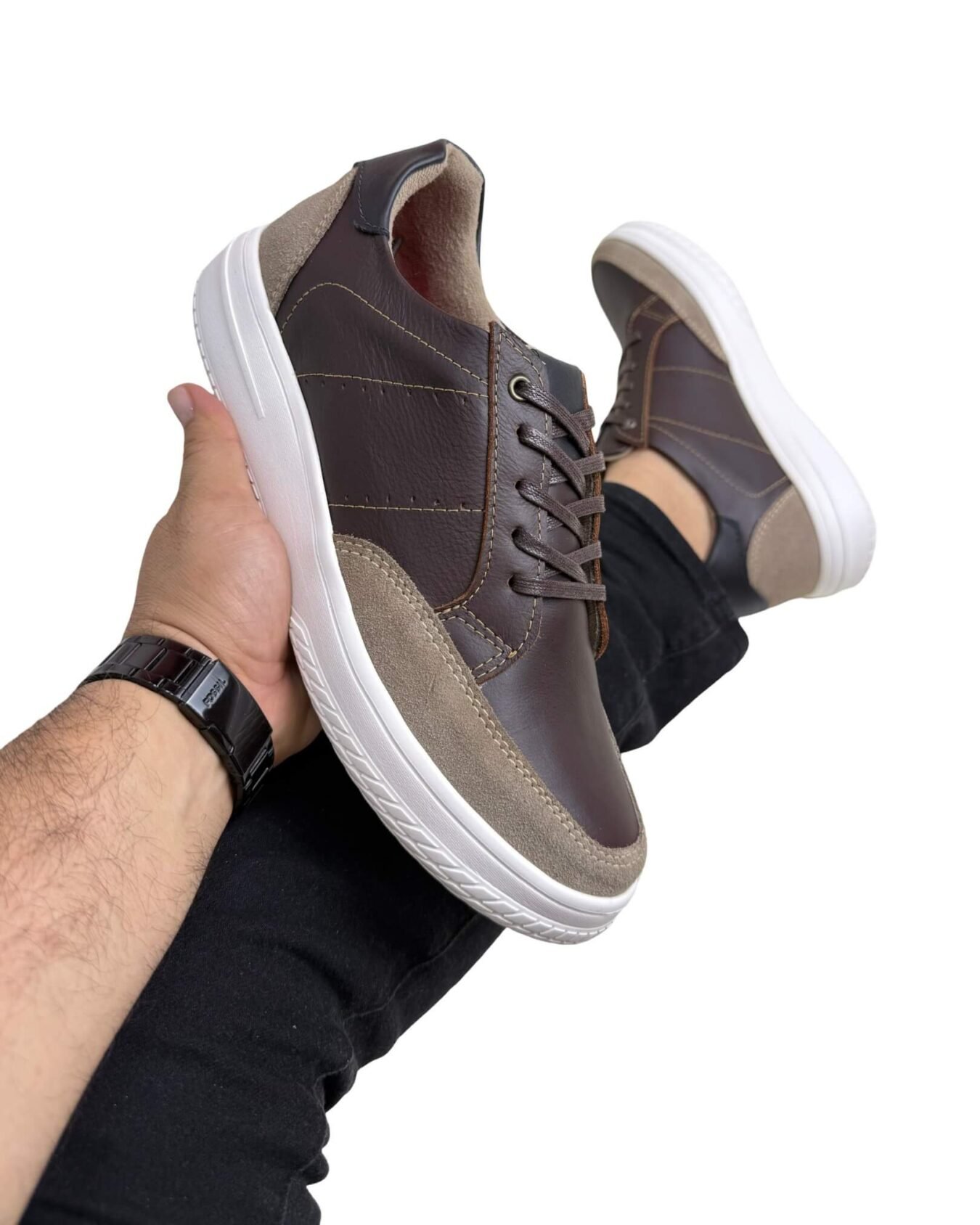 DEPORTIVO HOMBRE COÑAC X NEGRO 3065