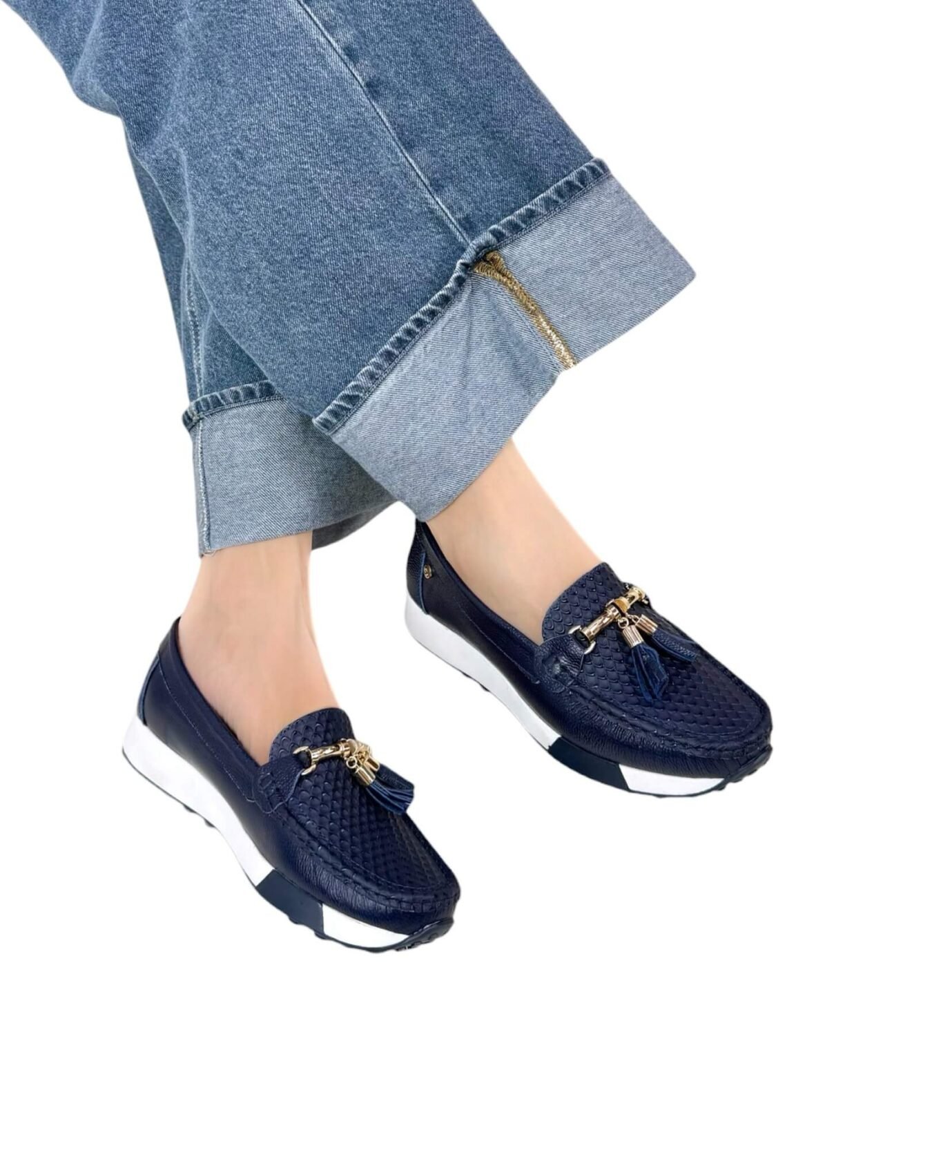 Mocasin Georgina Azul