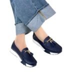 Mocasin Georgina Azul