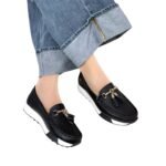 Mocasin Georgina Negro