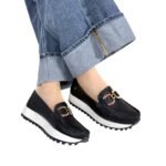 Mocasin Camila Negro