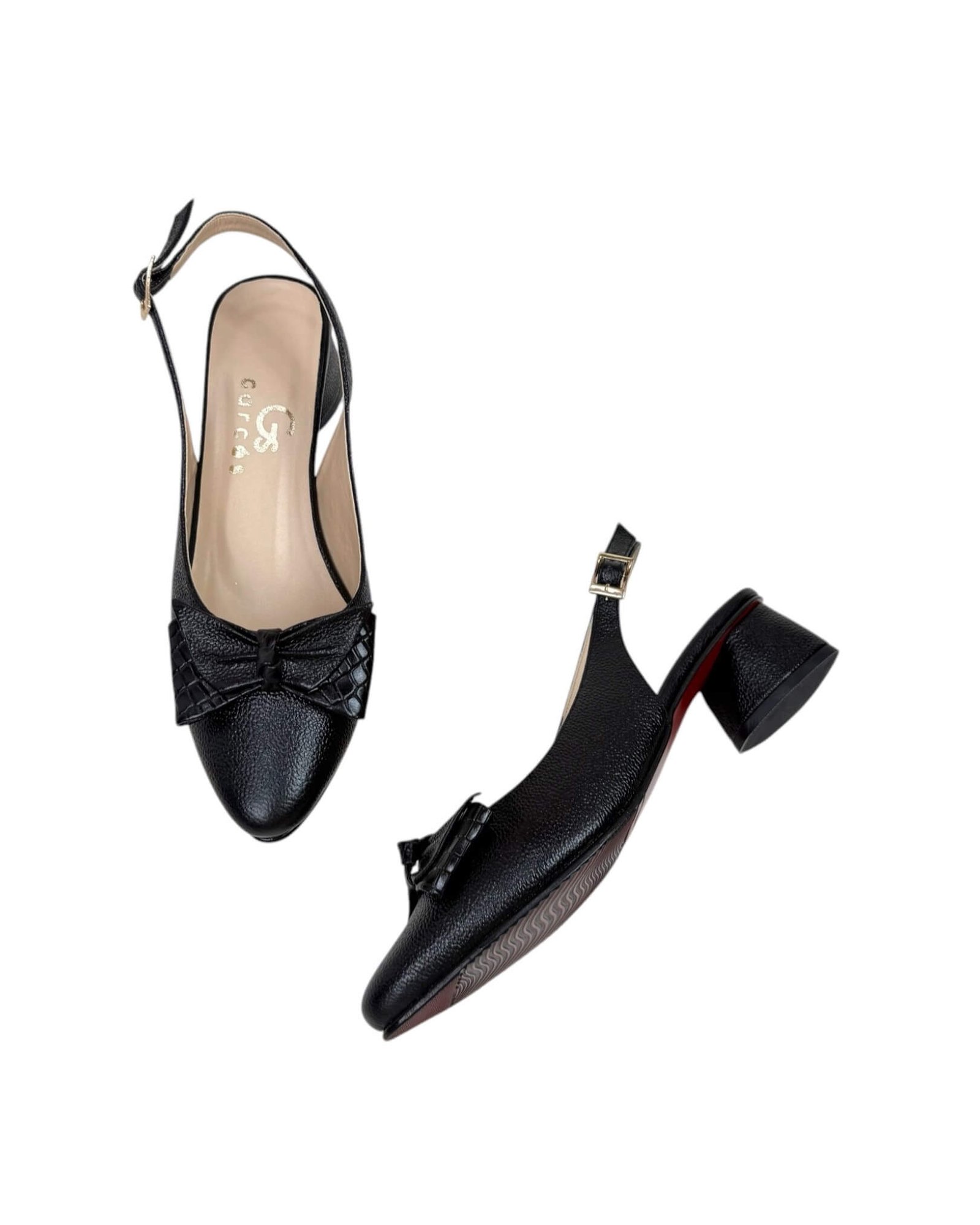 Tacón Ruby Negro Croco - Image 2