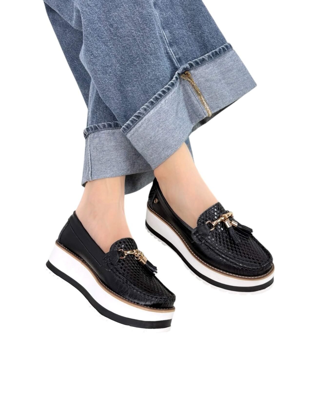 Mocasin Grecia Negro