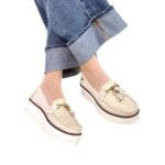 Mocasin Grecia Beige