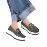 Mocasin Grecia Verde Aceituna