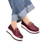 Mocasin Grecia Vinotinto