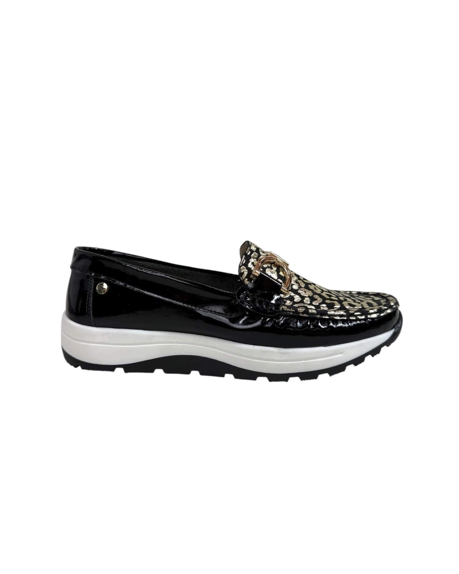 Mocasin Antonella Negro Charol Iris - Image 3