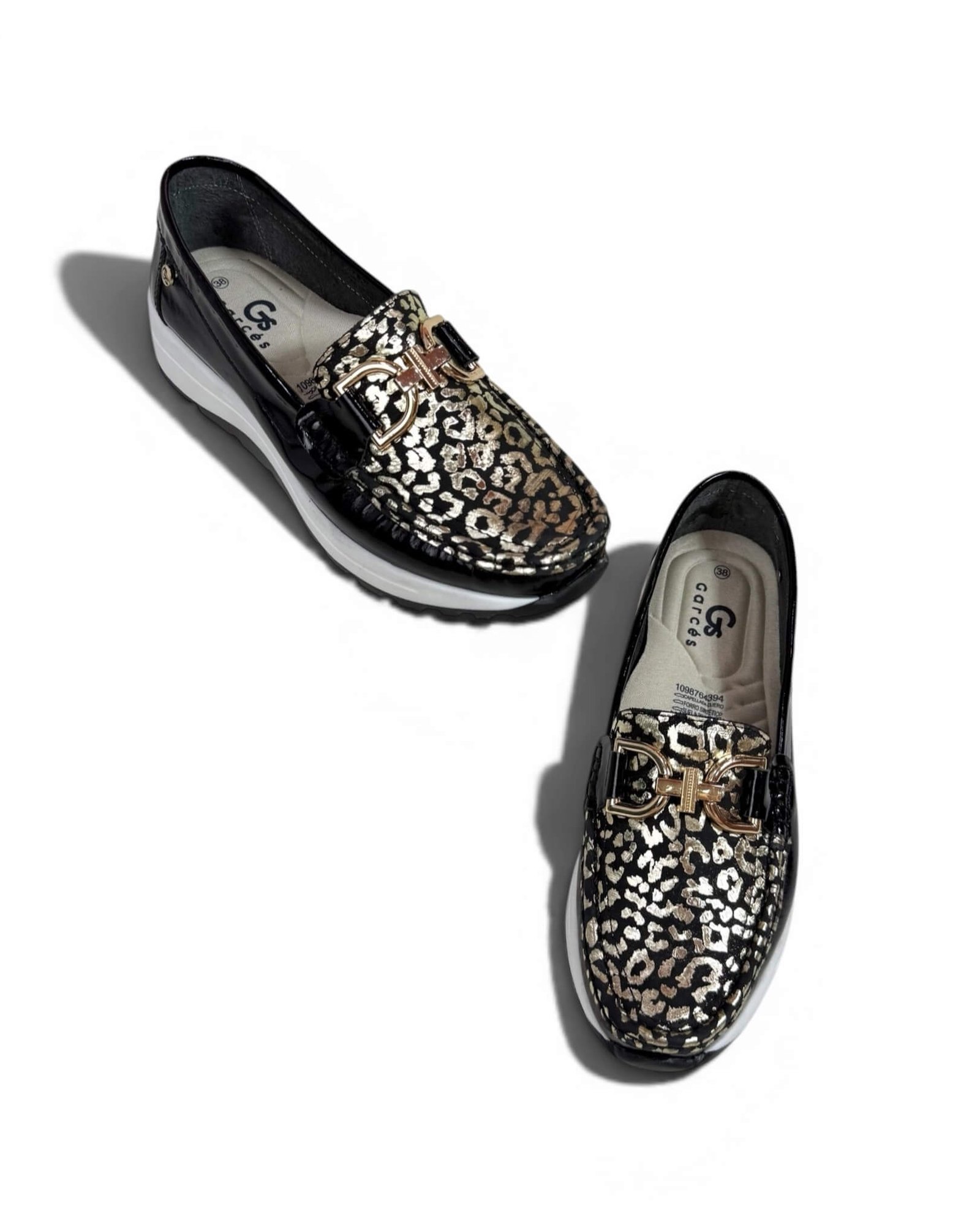 Mocasin Antonella Negro Charol Iris - Image 4
