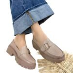 Mocasin Retro Nude Correa