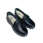 Mocasin Retro Negro Corbata