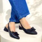 Tacón Ruby Negro Croco