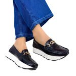 Mocasin Verona Negro T058