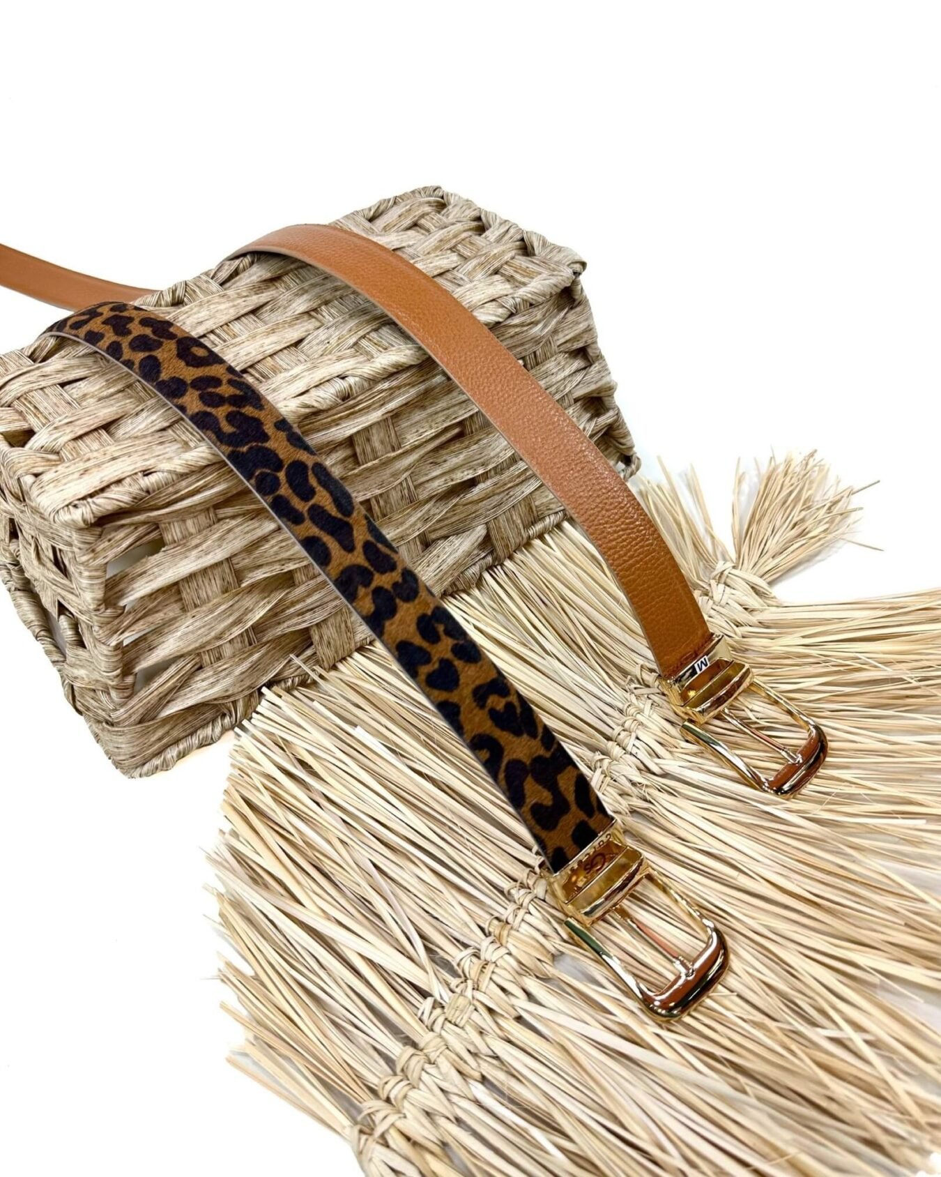 Correa Dama Doble faz Miel Print