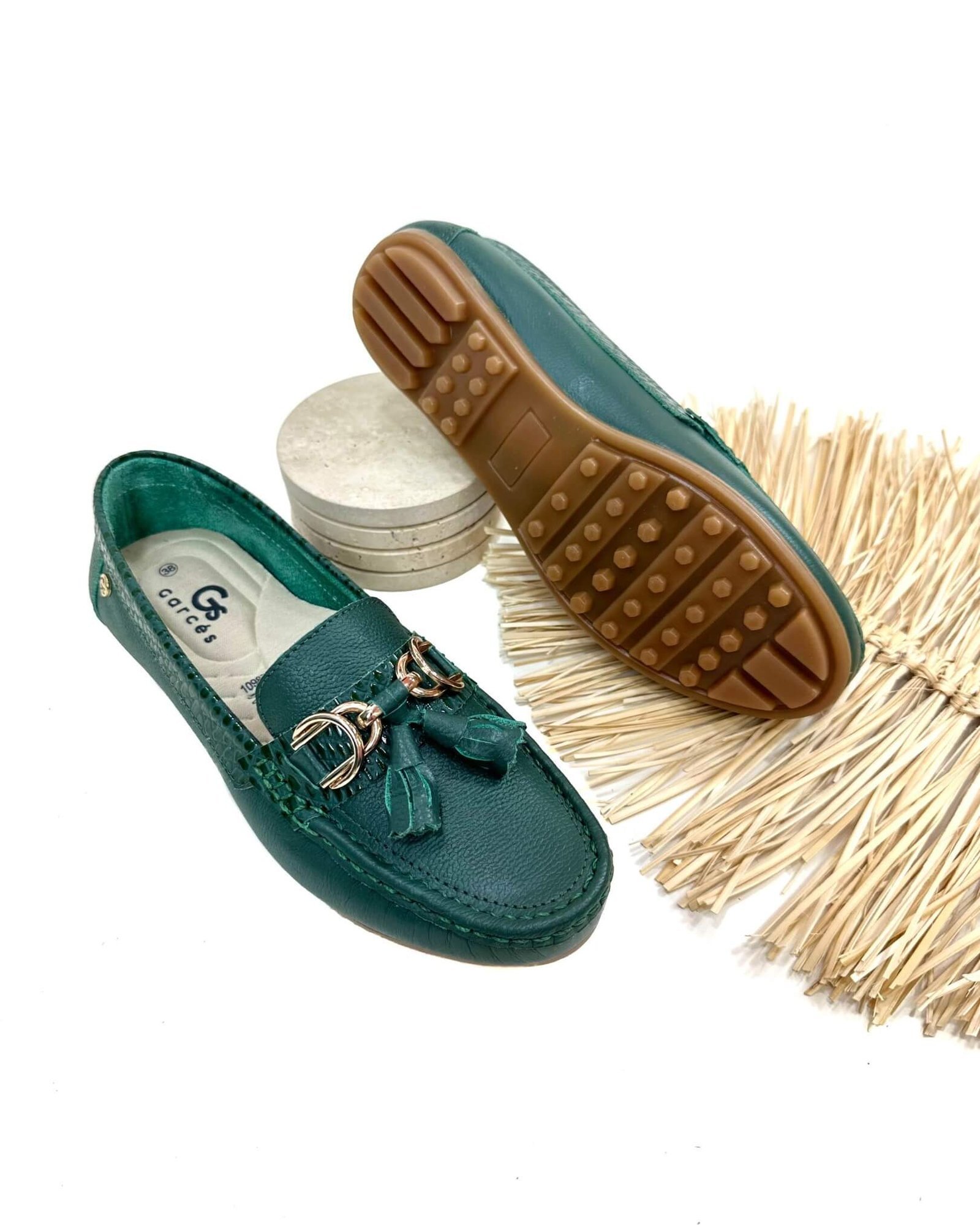 Mocasin Lolita Perla Verde Pino - Image 4