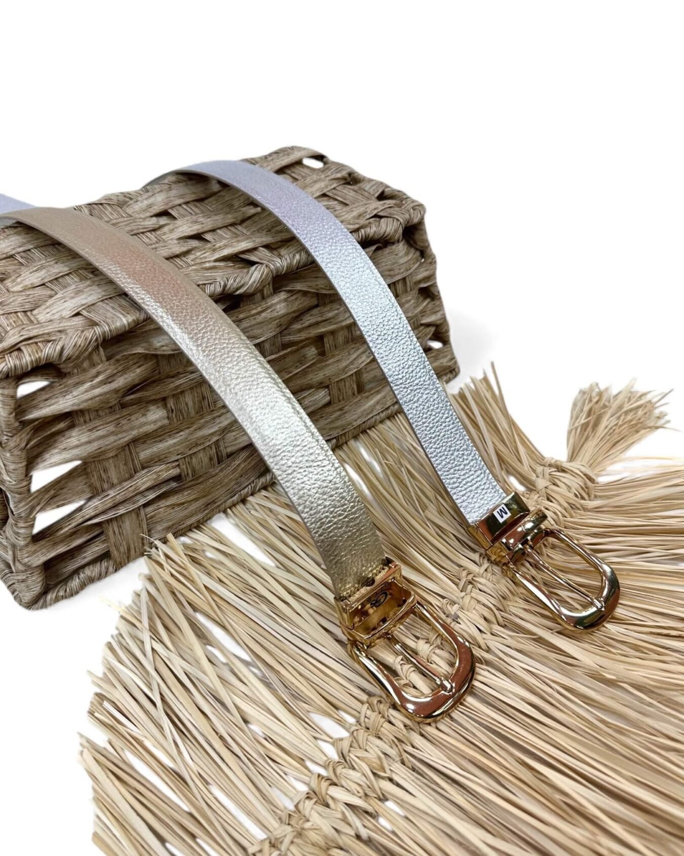 Correa Dama Doble Faz Plata-Dorado