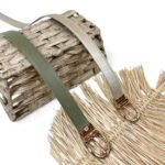 Correa Dama Doble Faz Verde-Dorado