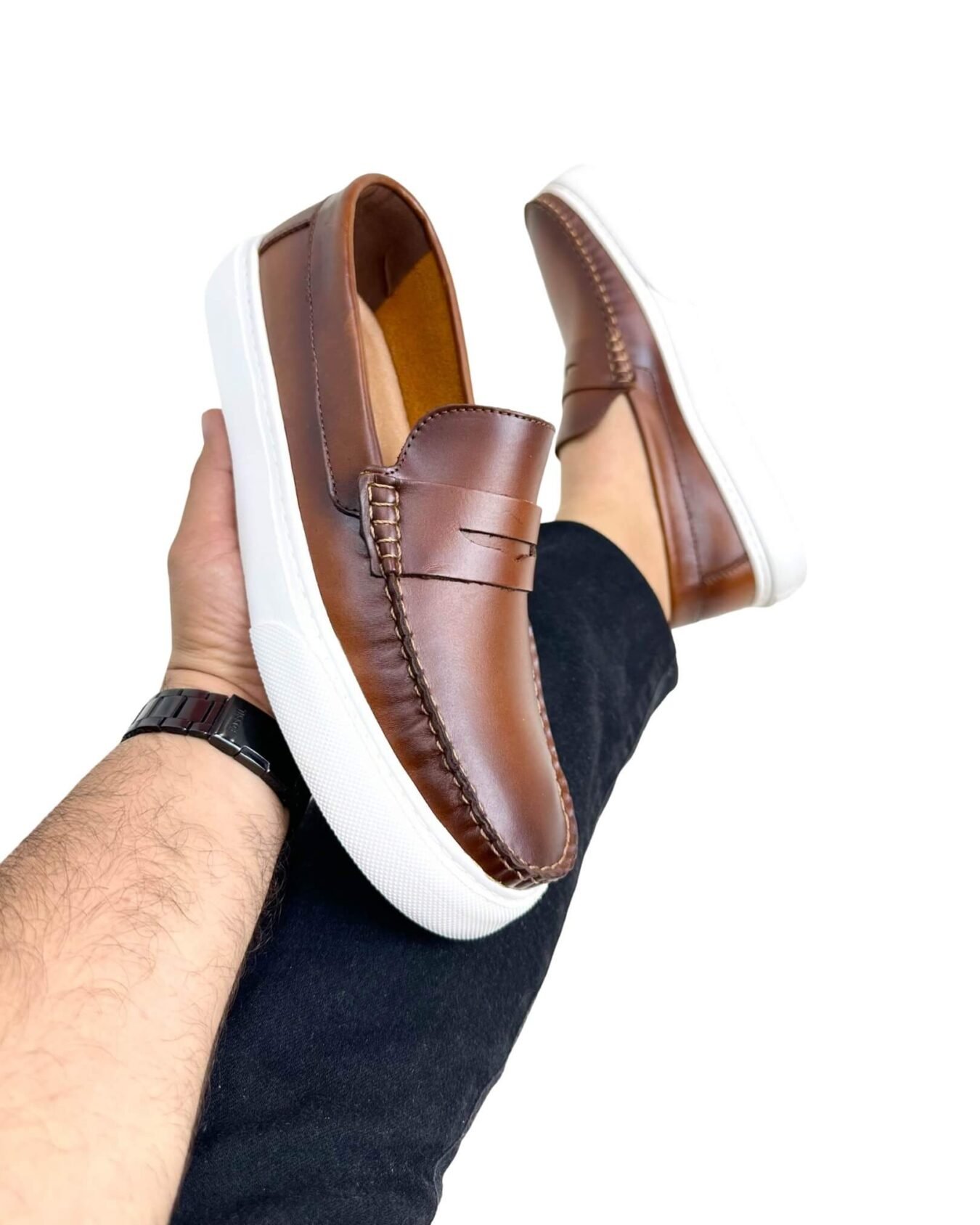 Mocasin Hombre Monaco Miel