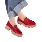 Mocasin Retro Rojo