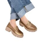 Mocasin Retro Bronce Claro
