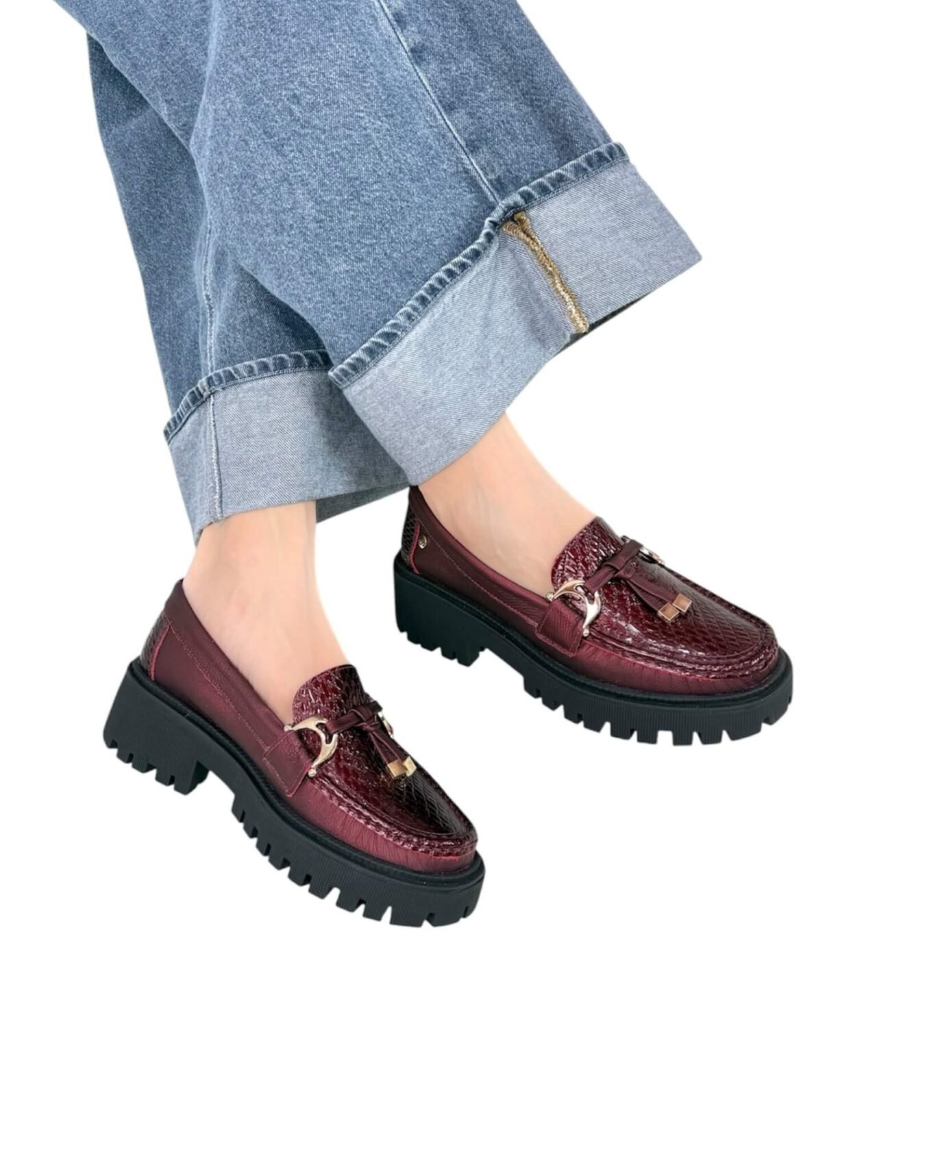 Mocasin Retro Vinotinto