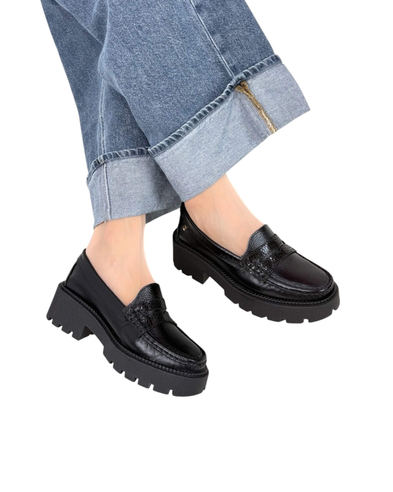 Mocasin Retro Antifaz Negro