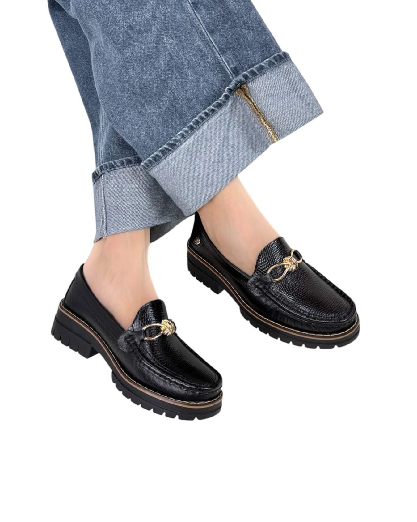 Mocasin Irene Negro
