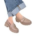 Mocasin Retro Nude Correa