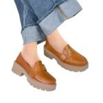 Mocasin Retro Miel Correa