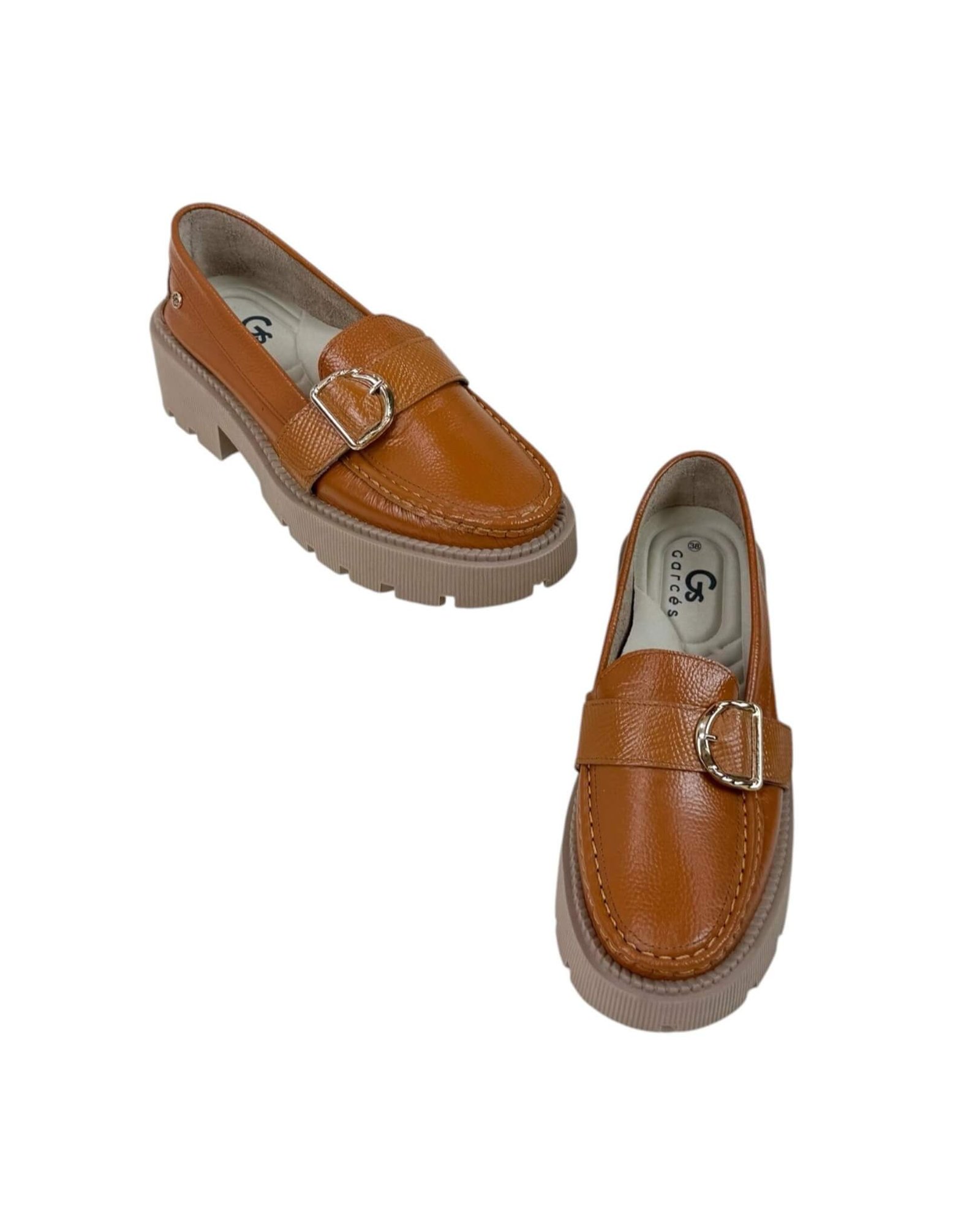 Mocasin Retro Miel Correa - Image 4
