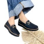 Mocasin Danna Negro Ondas