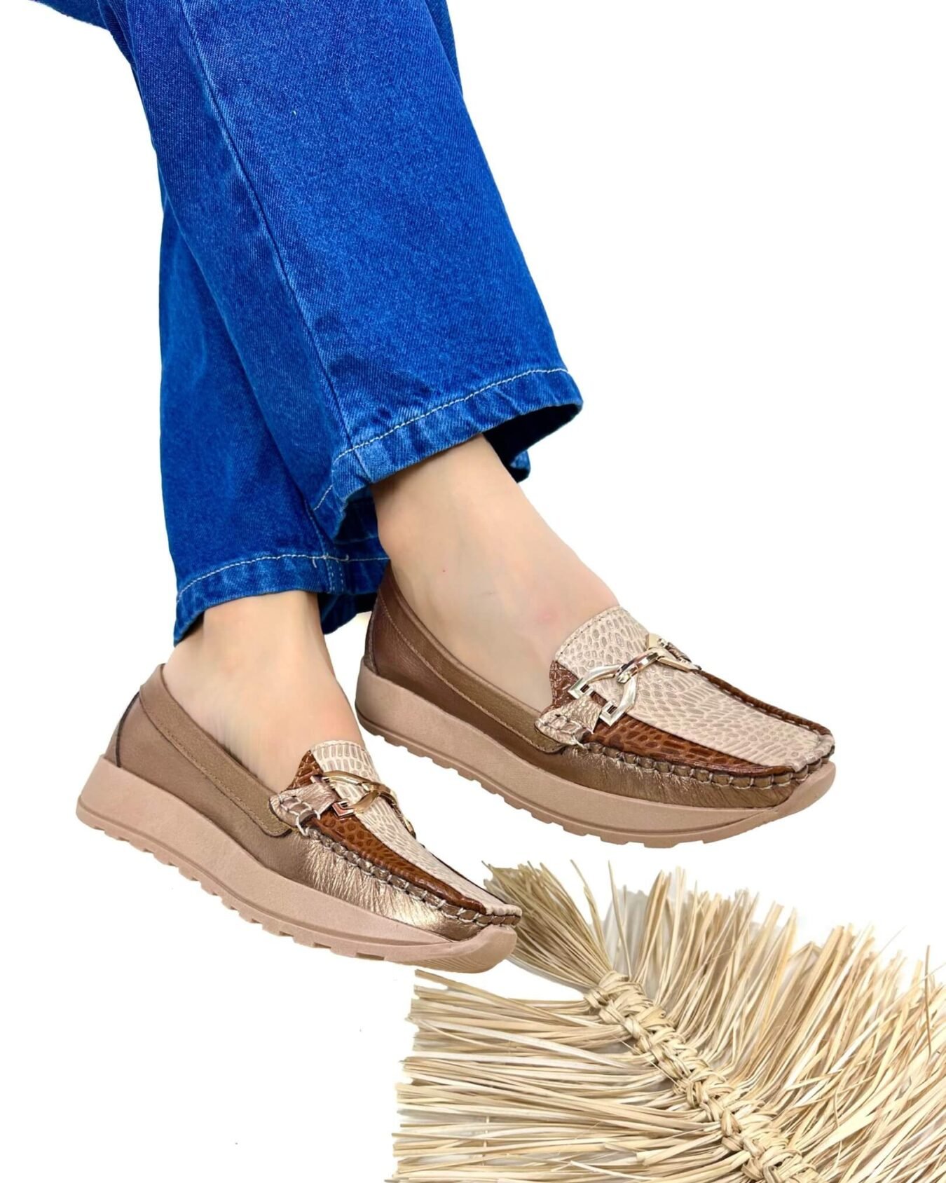 Mocasin Madrid Ocre Tonos Tierras