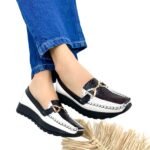 Mocasin Madrid Talco Negro