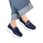 Mocasin Verona Azul  Correa