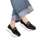 Mocasin Verona Negro T058