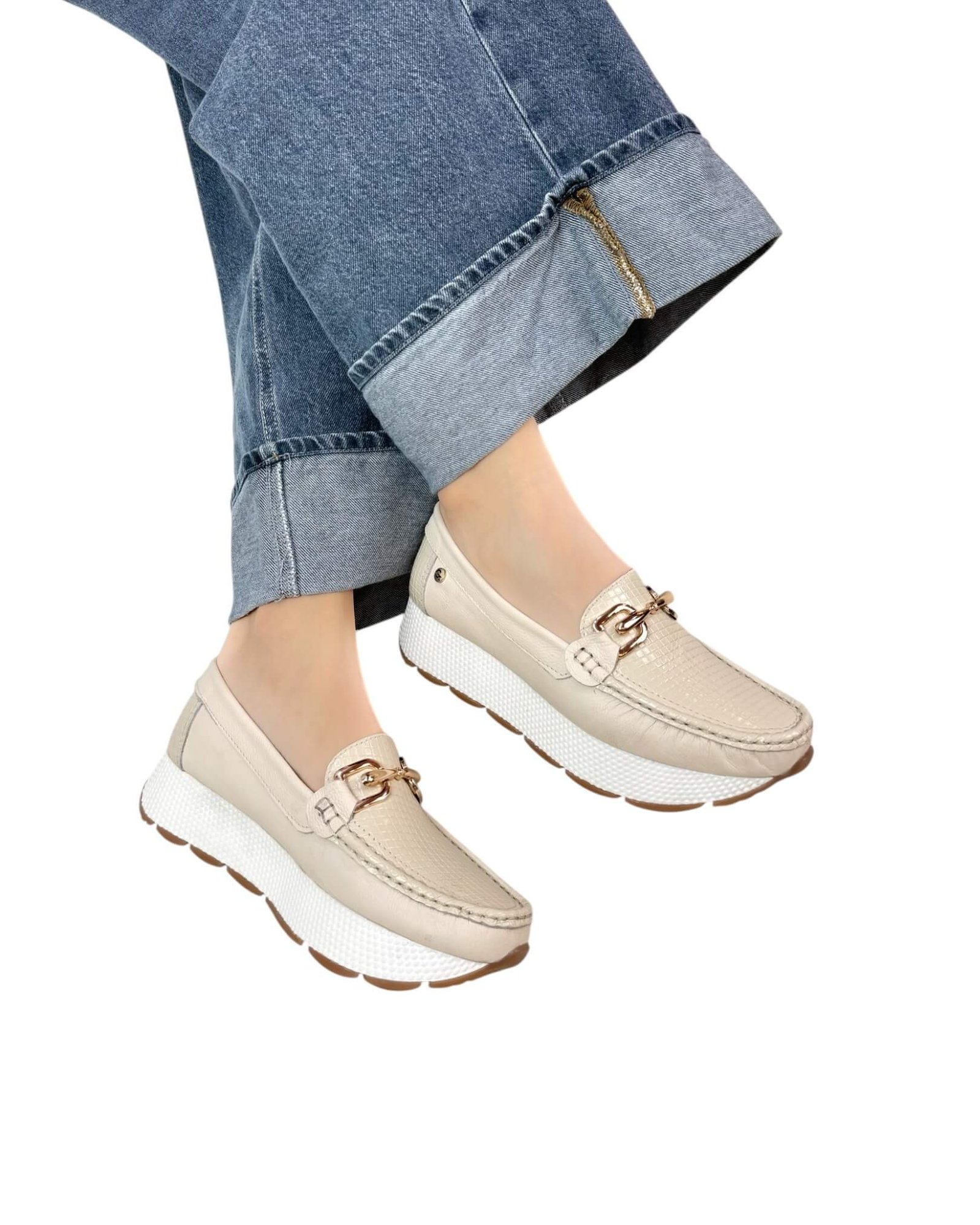 Mocasin Verona Beige T058