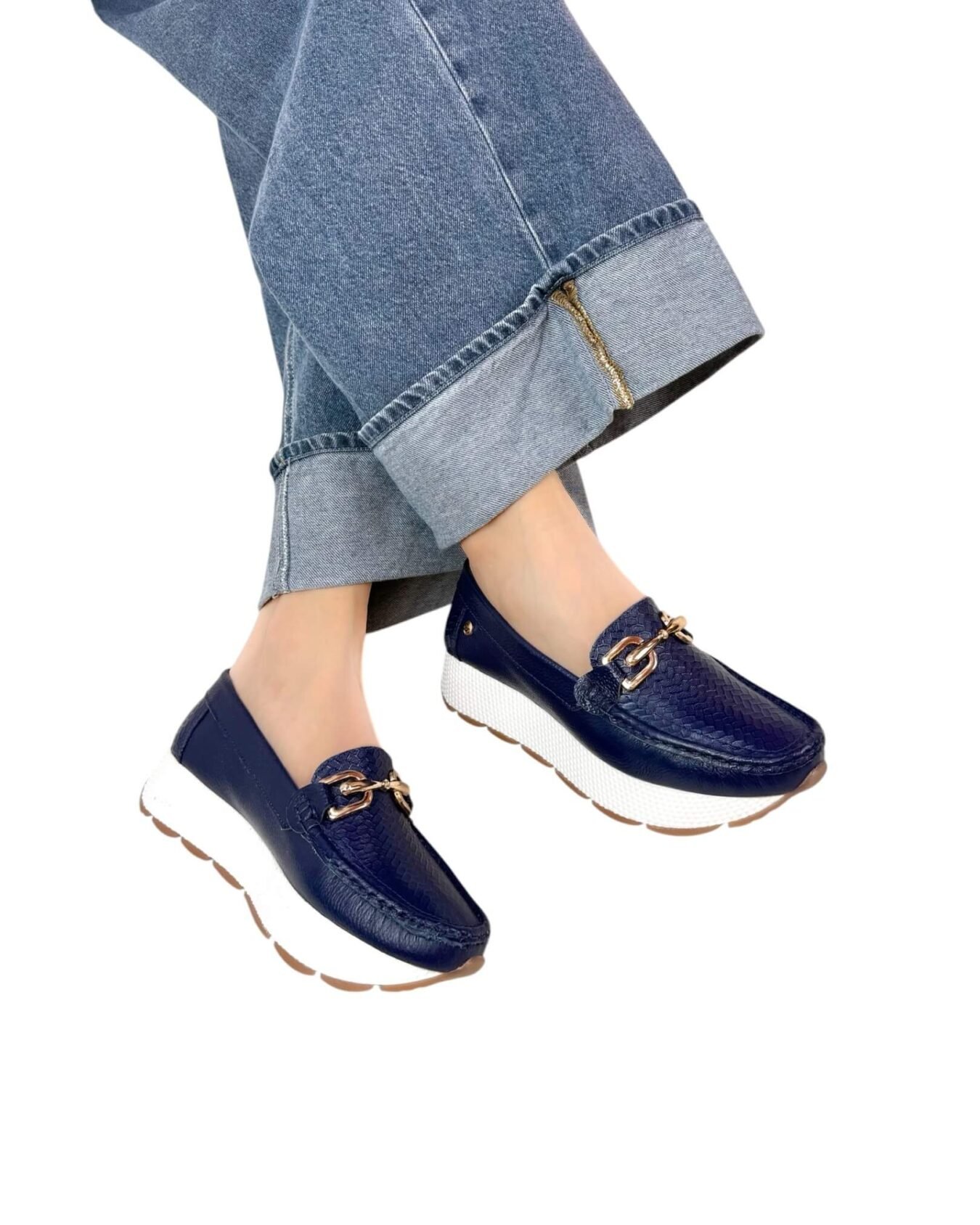 Mocasin Verona Azul