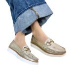 Mocasin Danna Dorado Ondas