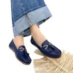 Mocasin Lolita Perla Azul