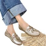 Mocasin Lolita Perla Champán