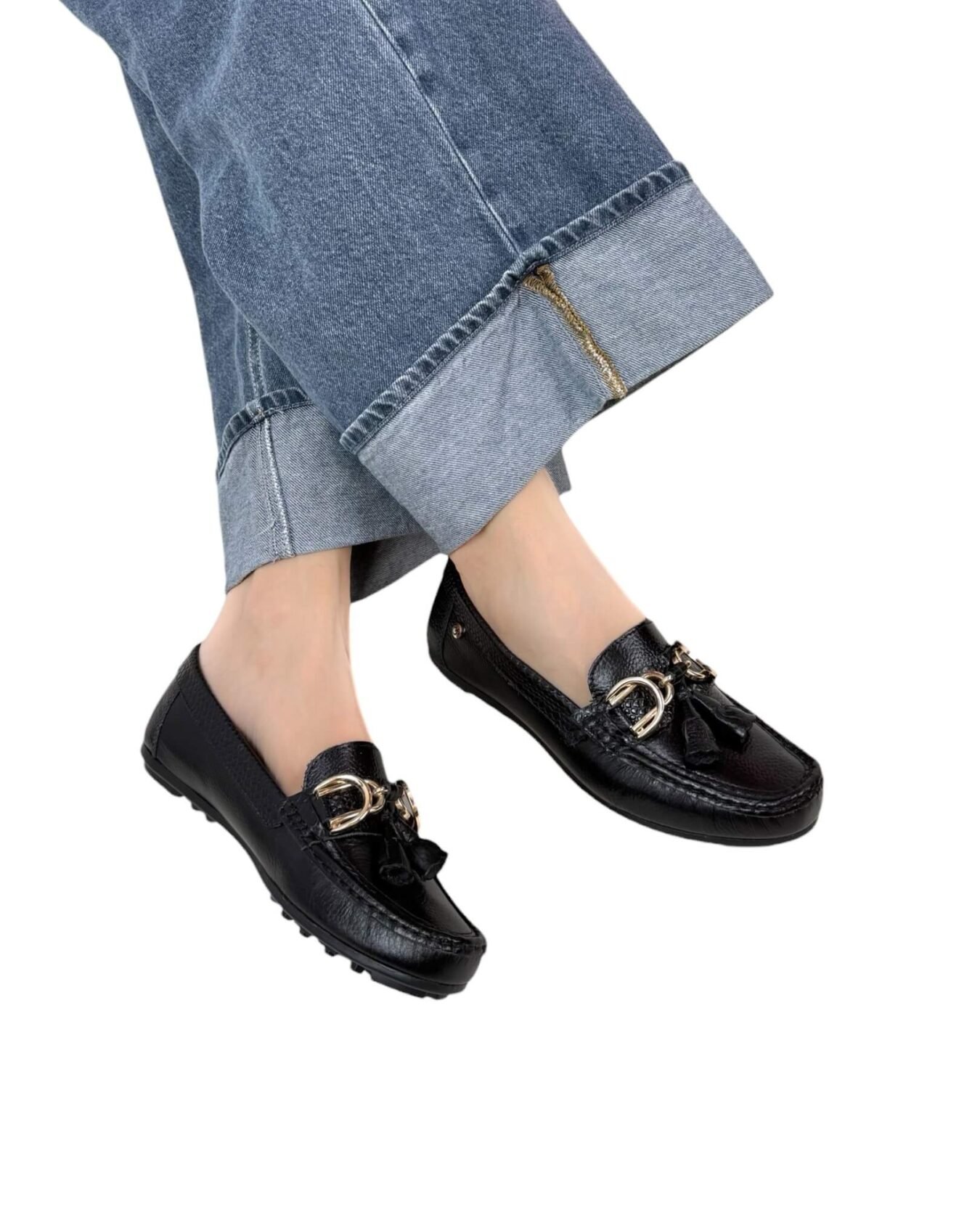 Mocasin Lolita Perla Negro