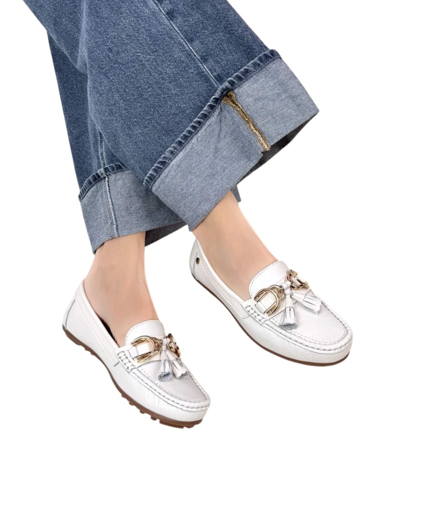 Mocasin Lolita Perla Beige