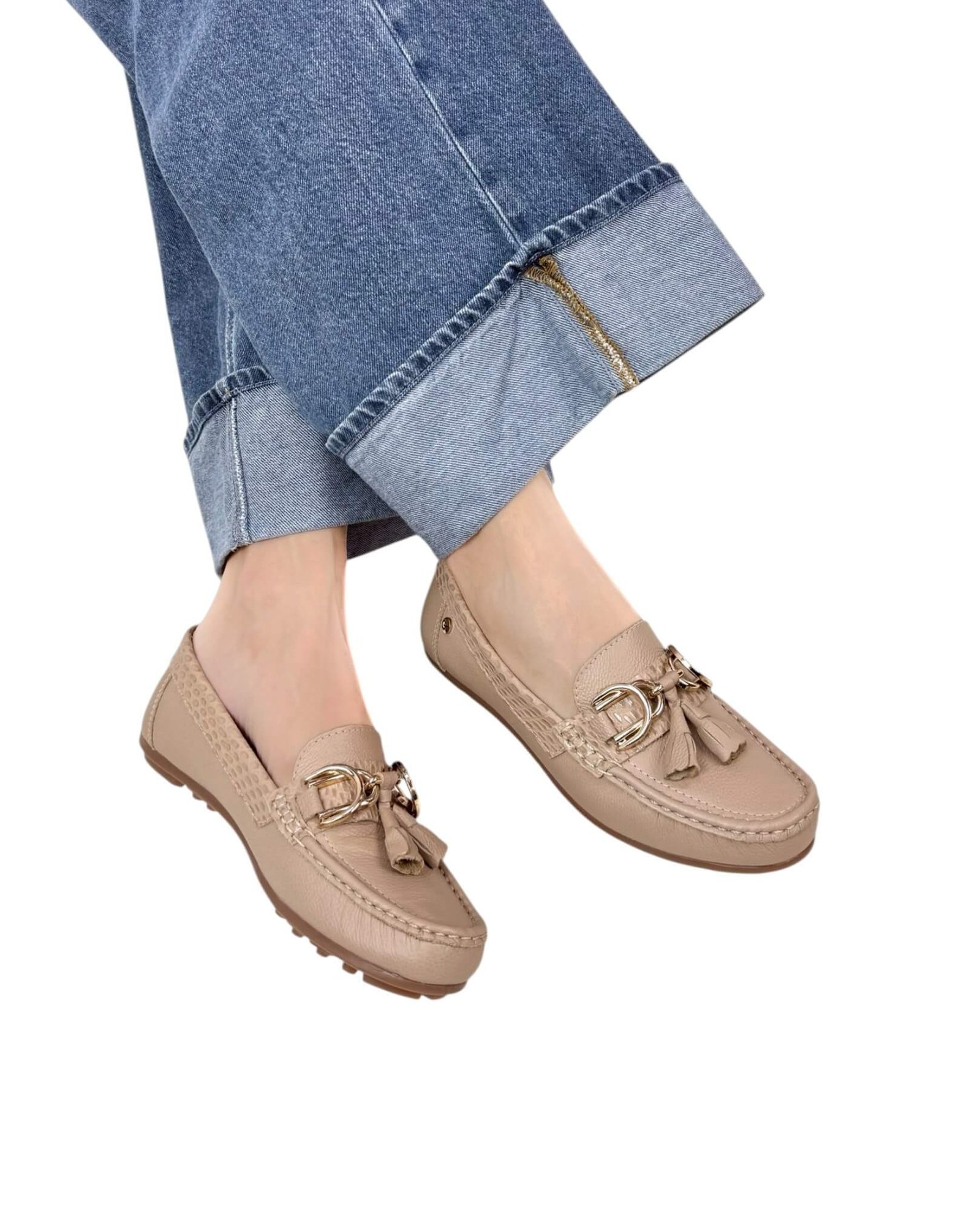 Mocasin Lolita Perla Capuchino