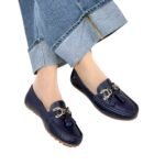 Mocasin Lolita Perla Azul