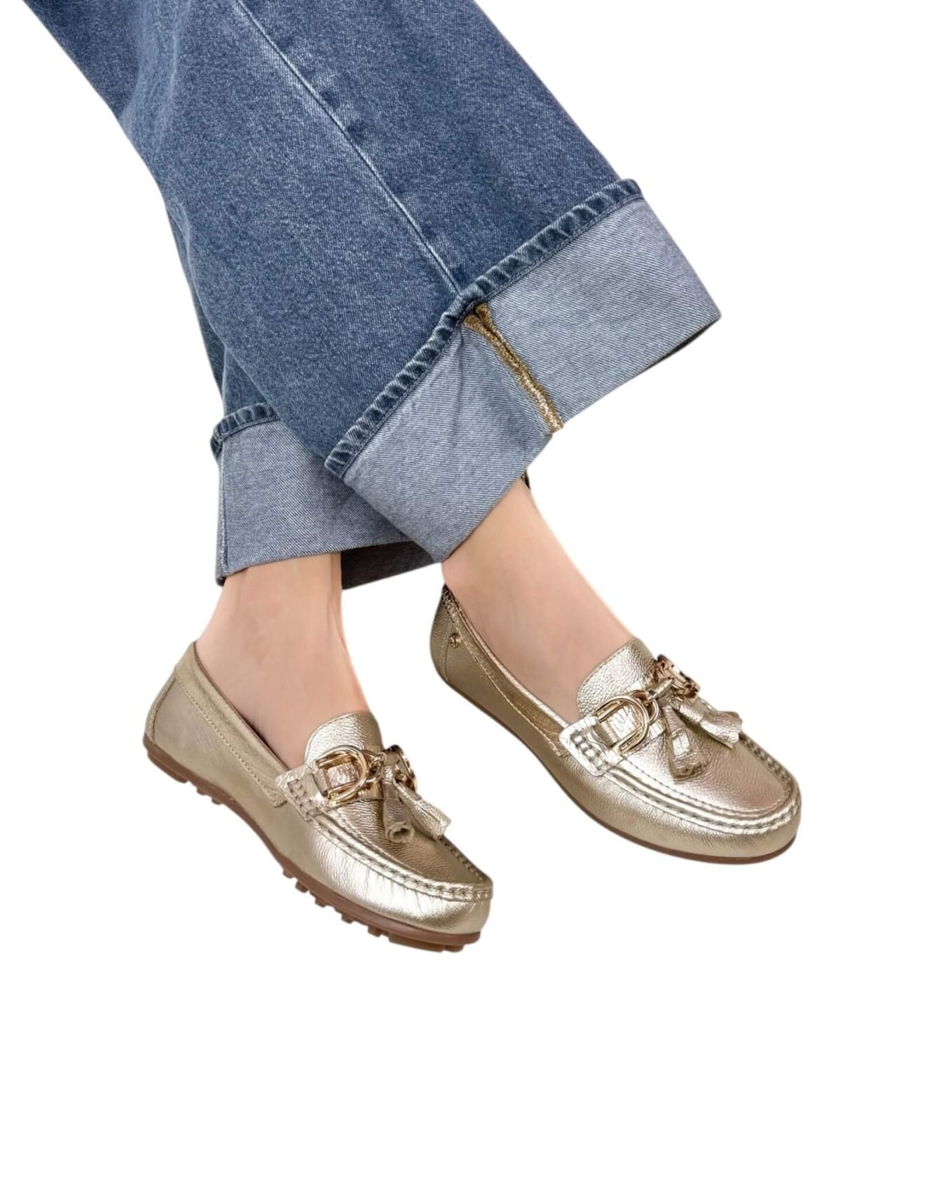 Mocasin Lolita Perla Champán